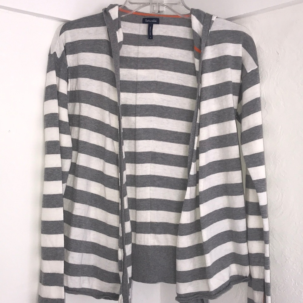 Splendid Cashmere sweater with hoodie